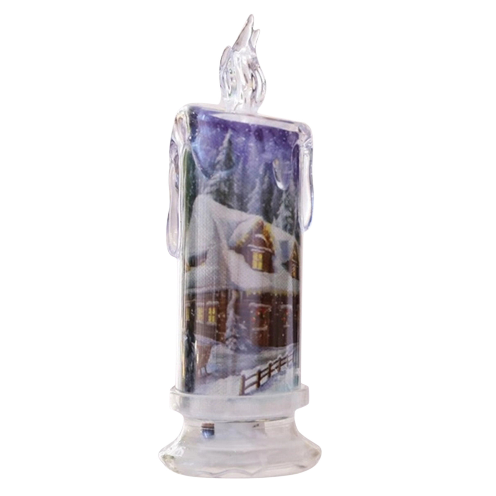 2021 Christmas Home Garden Led Electronic Candle Snowman Santa Night Light Christmas Atmosphere Light Decoration Home Decor Alx