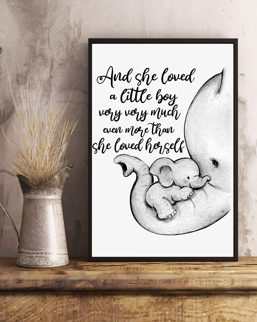 Elephants No One Else Will Ever Know The Strength Of My Love For You Canvas And Poster, Canvas Prints, My Poster Wall, Canvas Wall Art, Wall Decor Visual Art