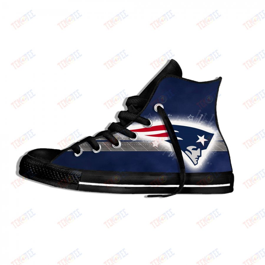 Mens Womens New England Patriots High Top Canvas Shoes Patriots Sneakers Tennis Shoes 3D Printable Nice And Comfortable TMT647