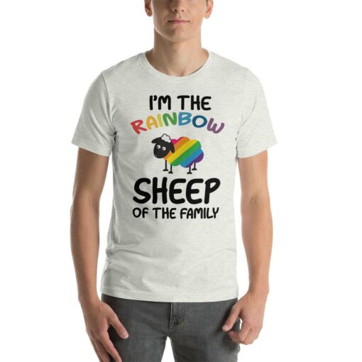 Lgbt I’M The Rainbow Sheep Of The Family 2D T-Shirt For Lgbt Pride Month, Gift For Lgbt, Queer Lgbt