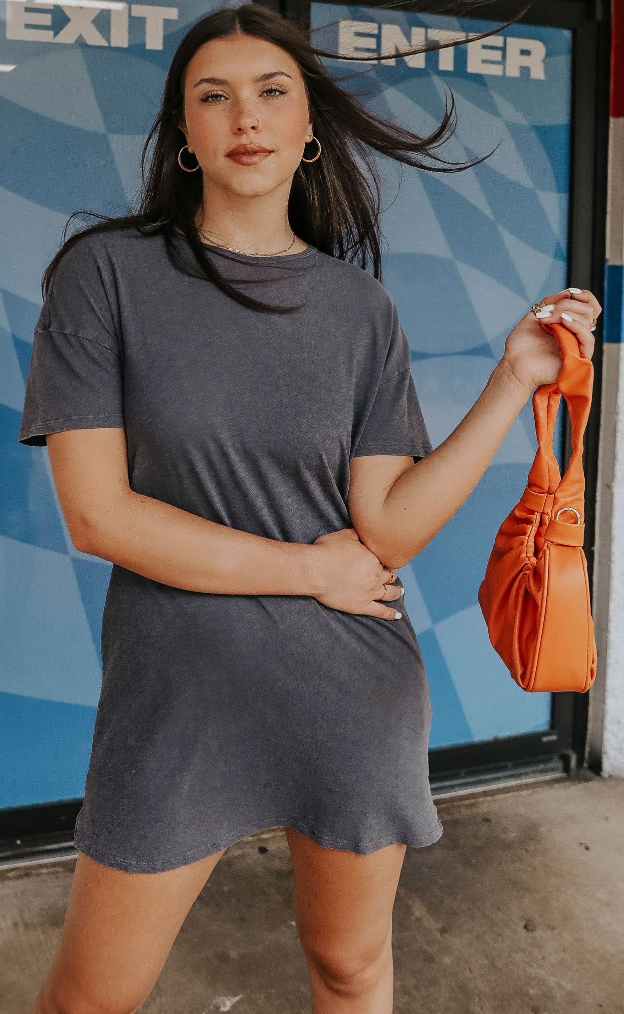 Z Supply: Relaxed T Shirt Dress – Grey