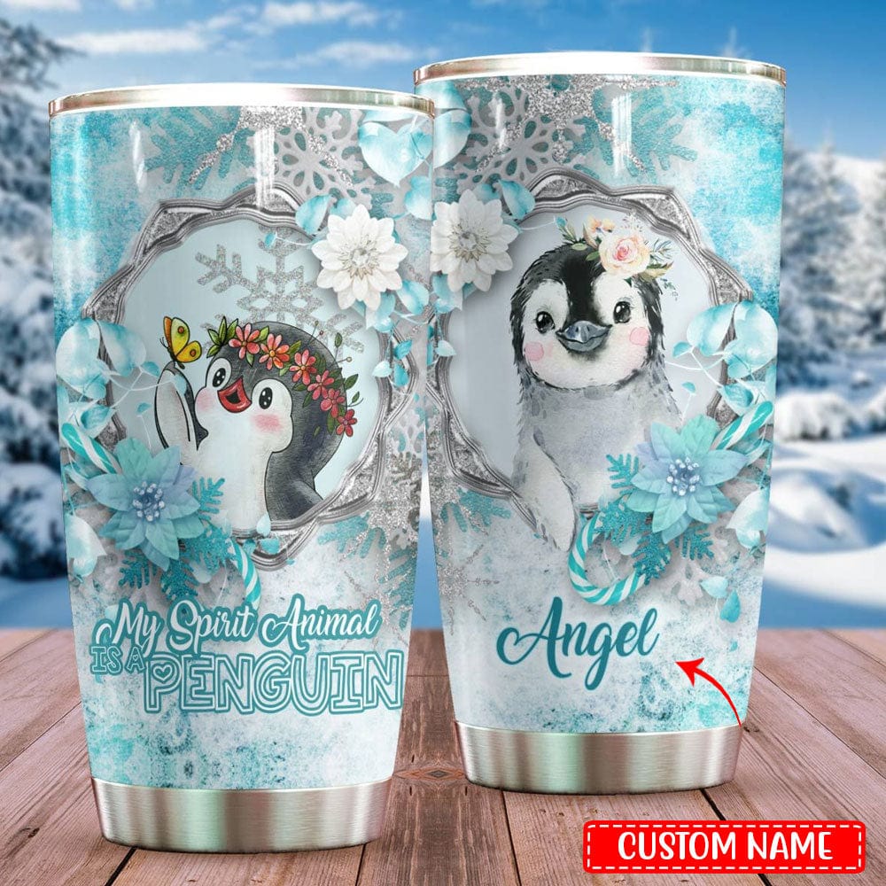 Personalized My Spirit Animal Is Penguin Penguin Tumbler