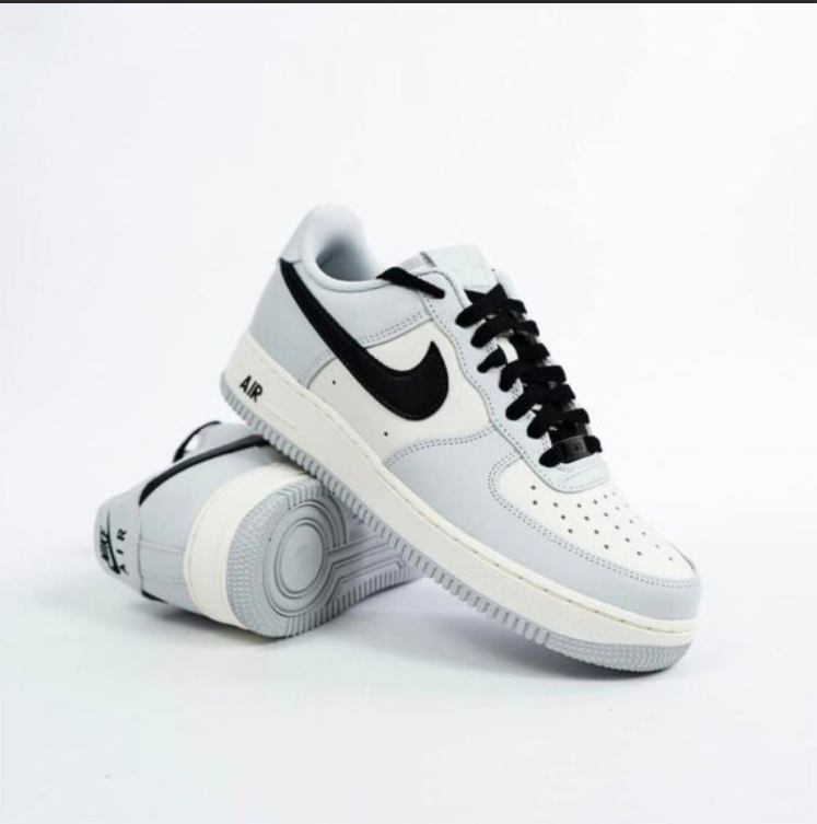 Custom AF1 Low Light Gray Black 601280