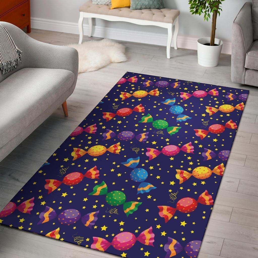 Candy Pattern Print Design Rug