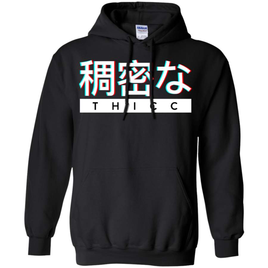 AGR Aesthetic Japanese THICC Logo Gildan Pullover Hoodie