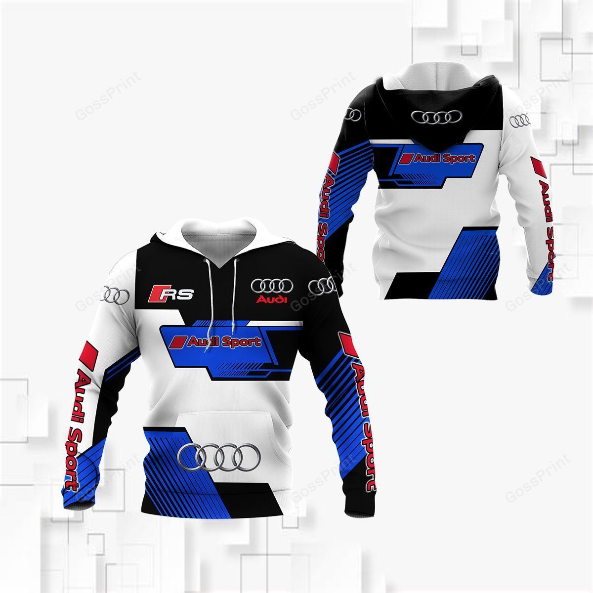 3D All Over Printed Audi Shirts Ver 76