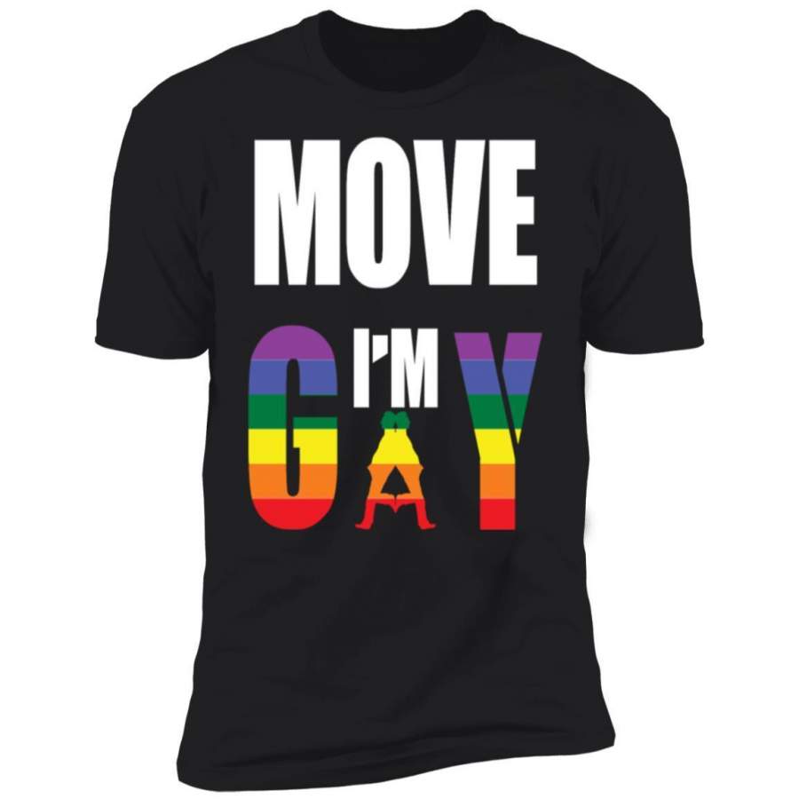 LGBT t shirts Move I m Gay T Shirt - TEENIDI Store