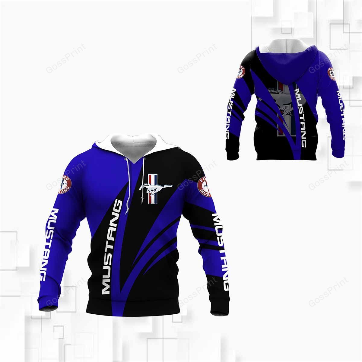 3D All Over Printed Mustang Shirts Ver 17