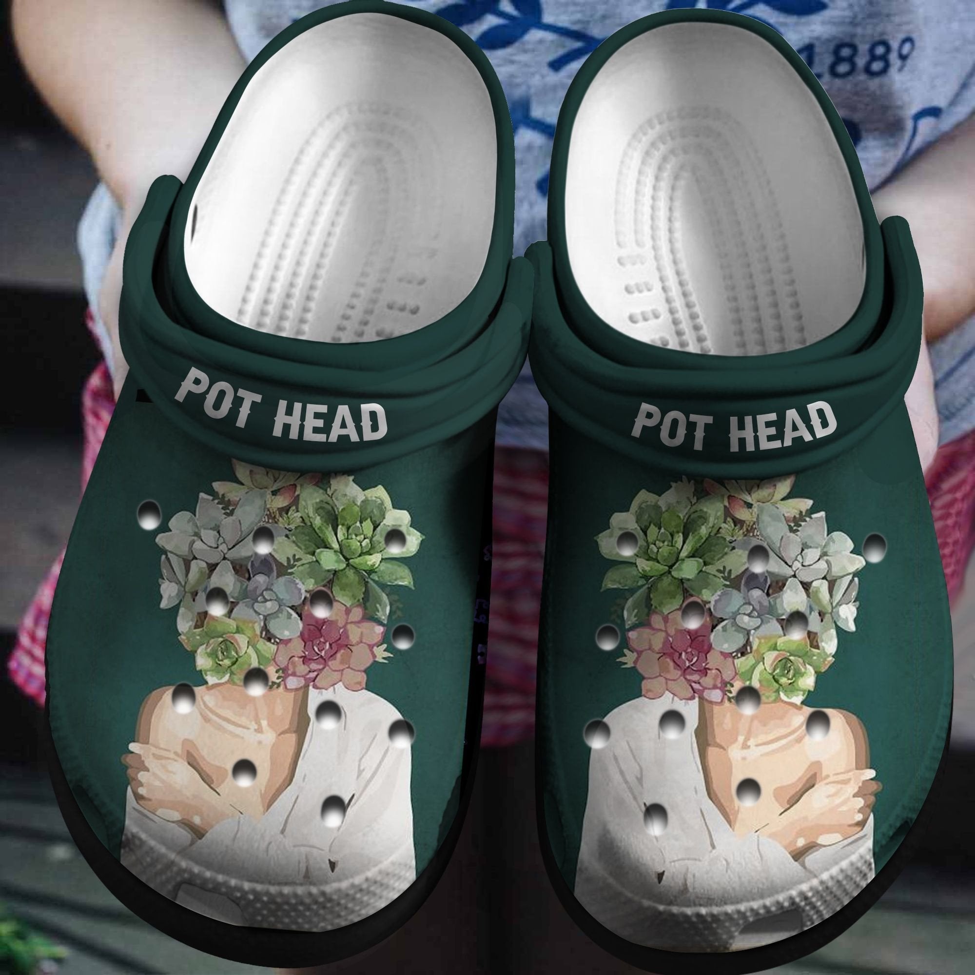 Pot Head Shoes – Succulent Plant Clogs Crocs Birthday Gift – Pothead – Gigo Smart