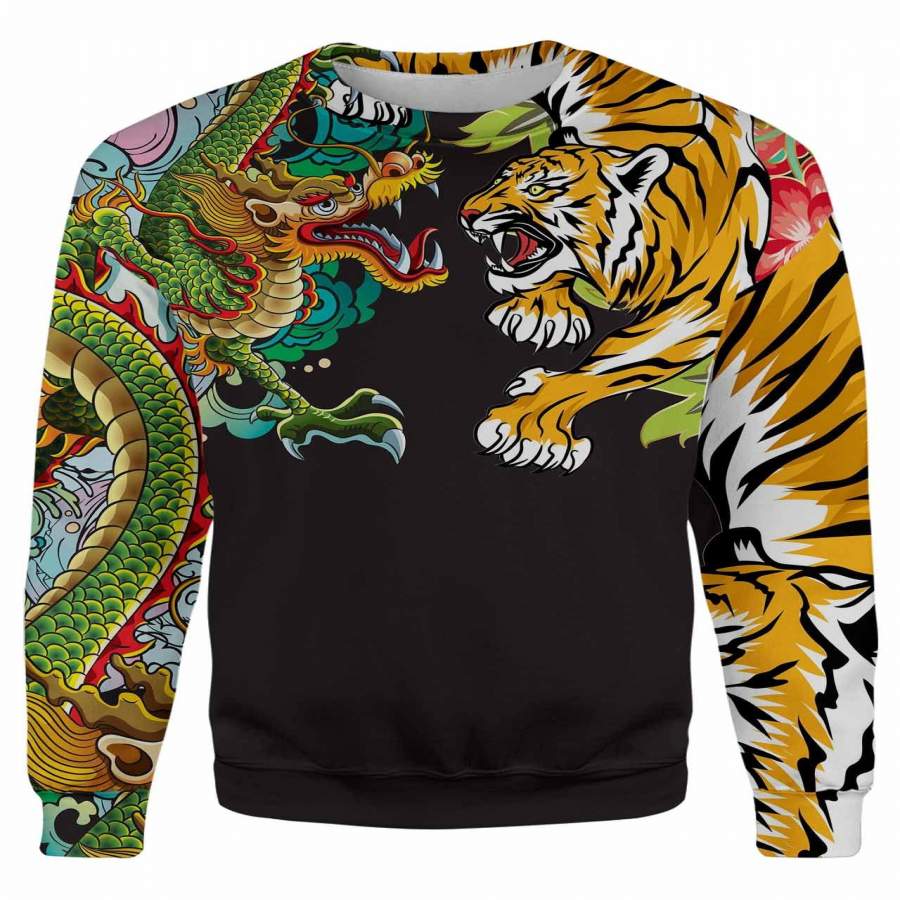 Tiger vs Dragon Women’s Sweatshirt