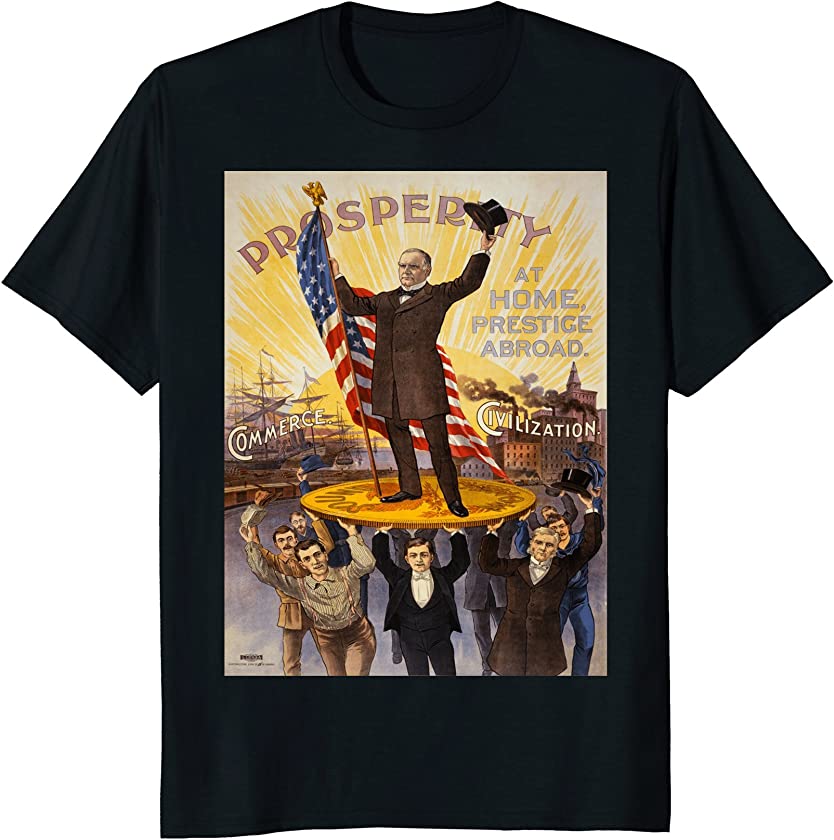 Vintage poster – William McKinley Retro T-Shirt