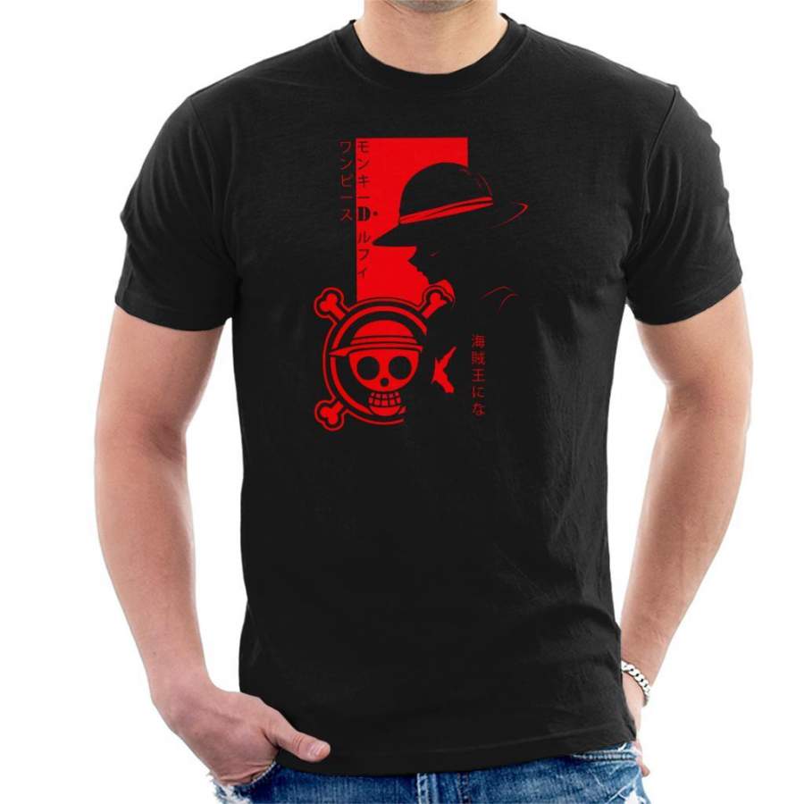 One Piece Monkey Luffy Profile Men’s T-Shirt