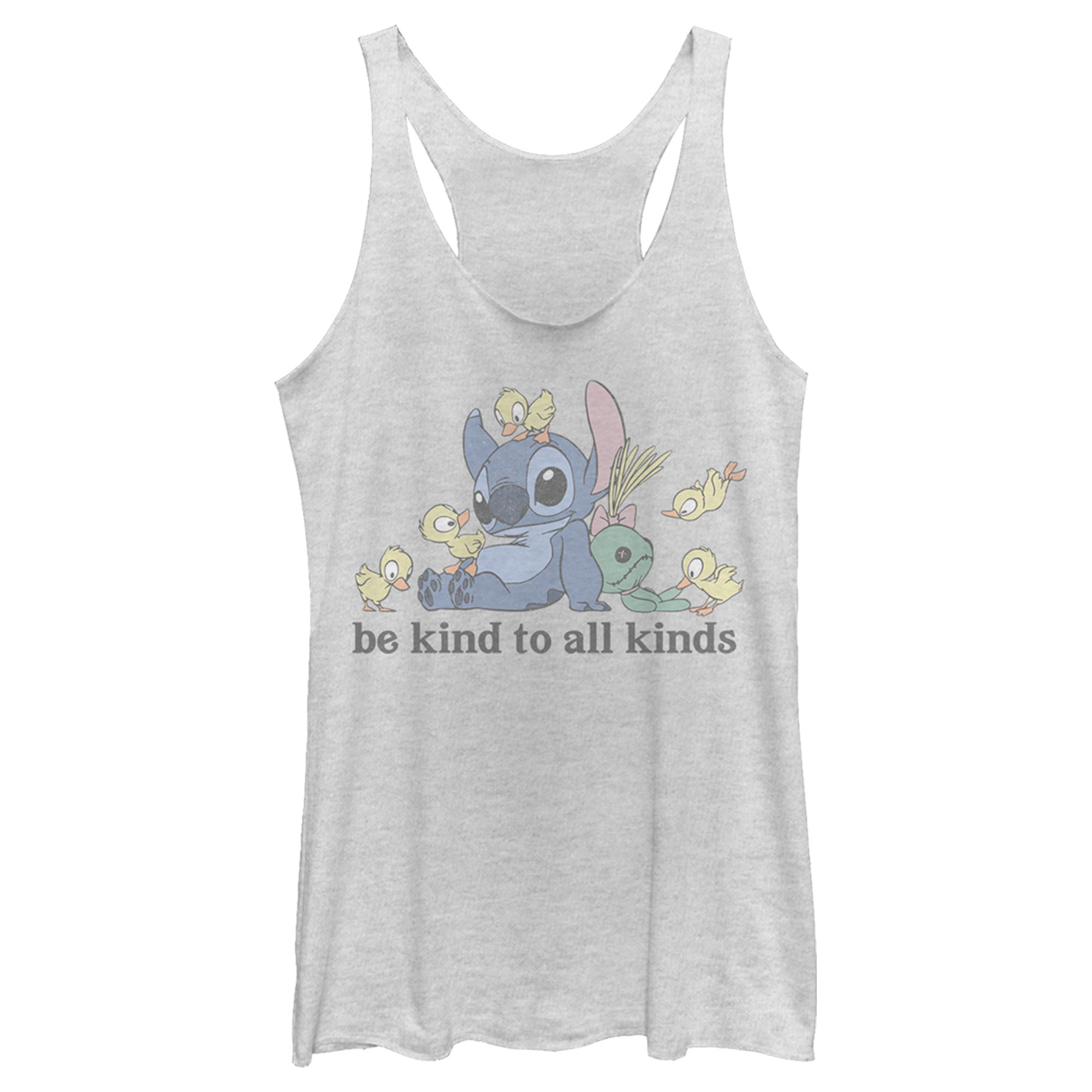 Women’S Lilo & Stitch Be Kind To All Kinds Racerback Tank Top