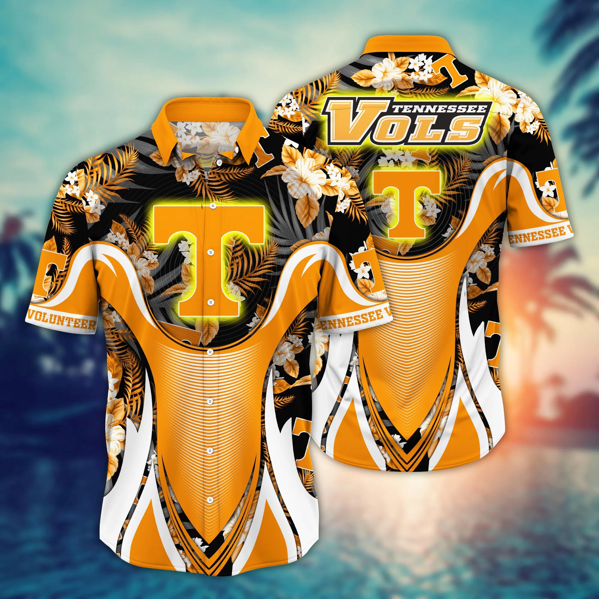 Tennessee Volunteers NCCA Hawaiian Shirt Sun-Soaked Aloha Shirt