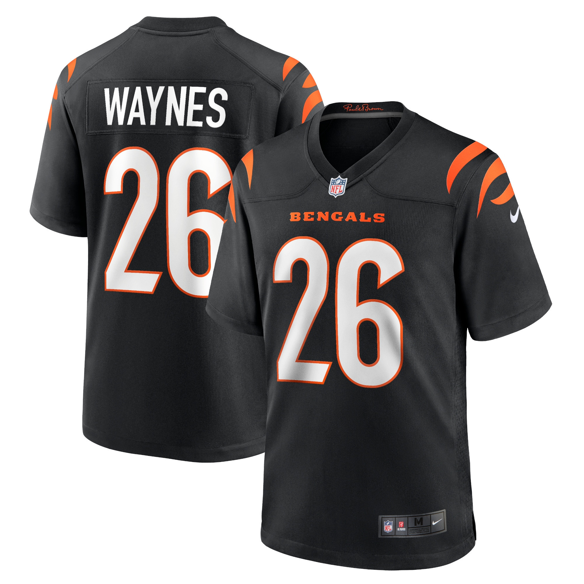 Trae Waynes Cincinnati Bengals Game Jersey – Black NFL