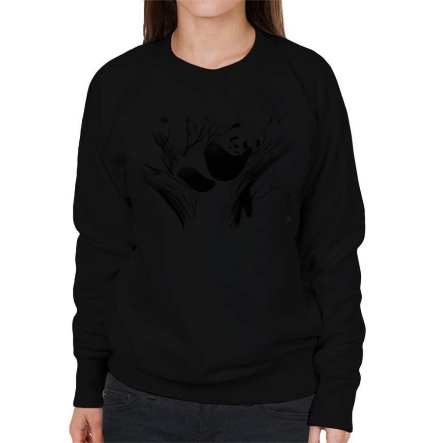 Relaxed Panda Women’s Sweatshirt