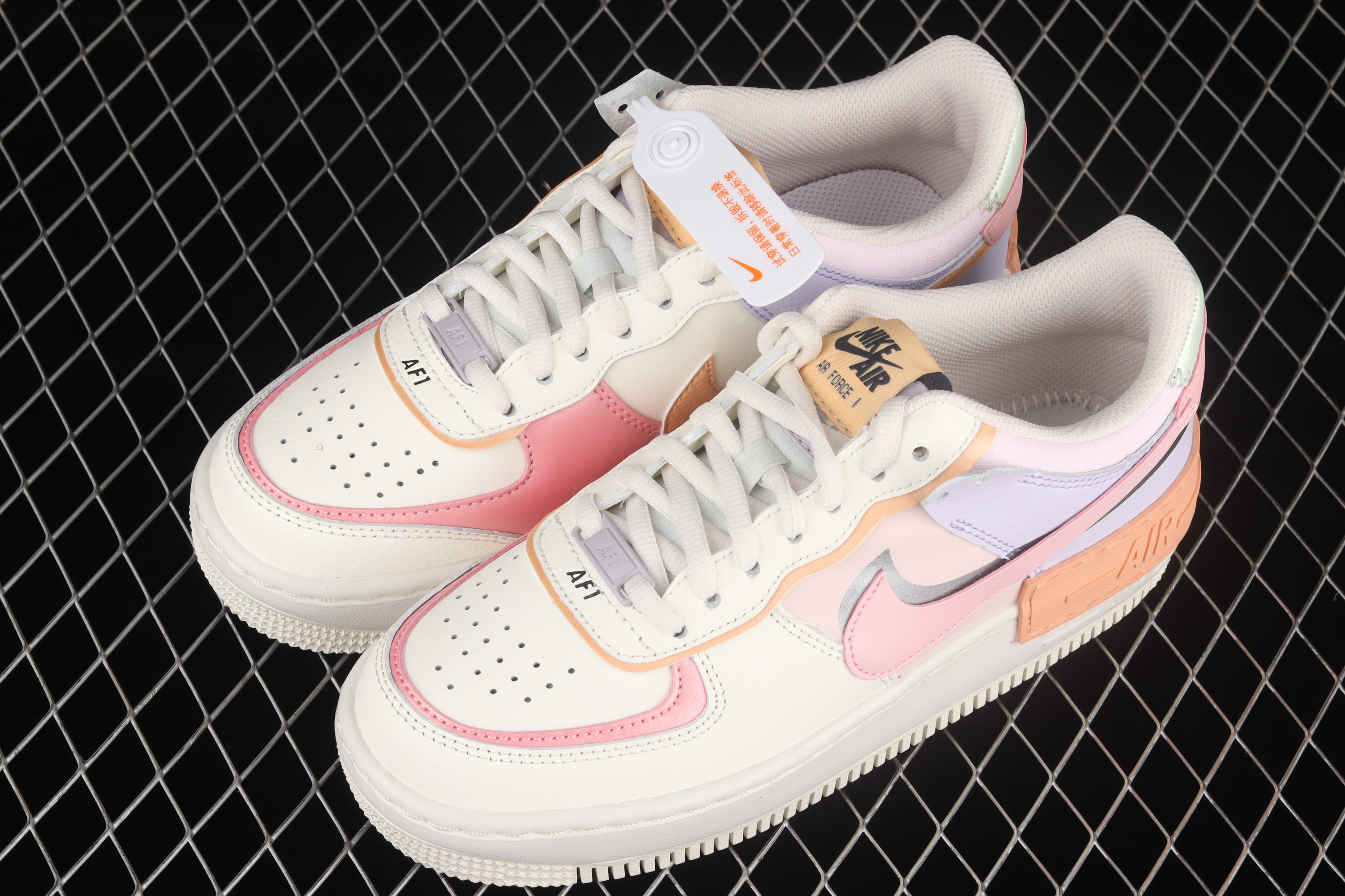 Nike Air Force 1 Shadow Pink Glaze Sneakers, Women SNK535638597