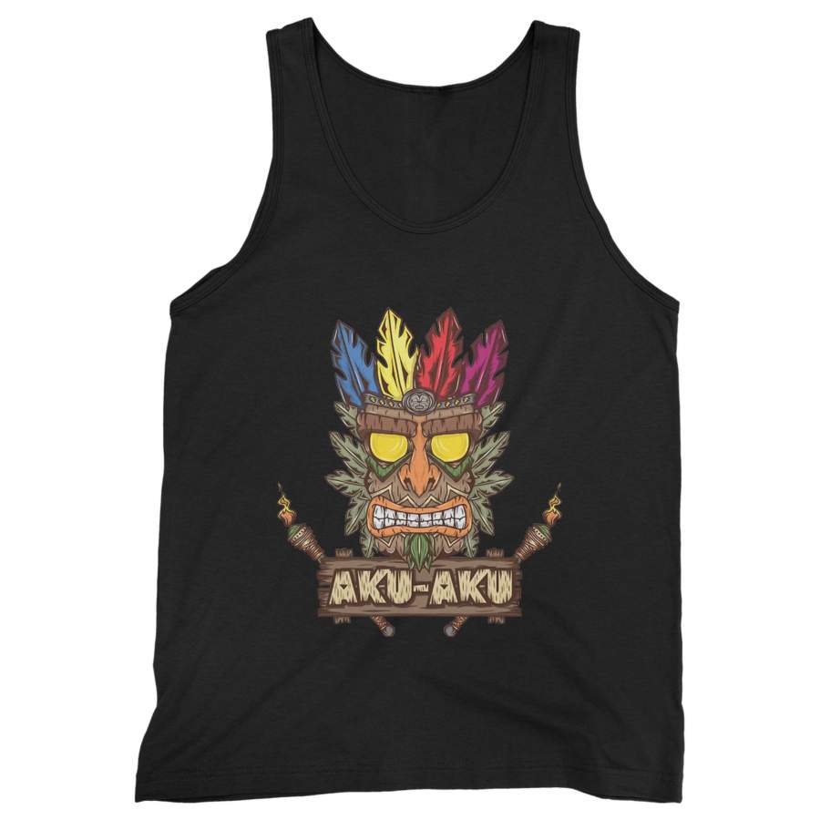 Crash Bandicoot Aku Aku Man’s Tank Top