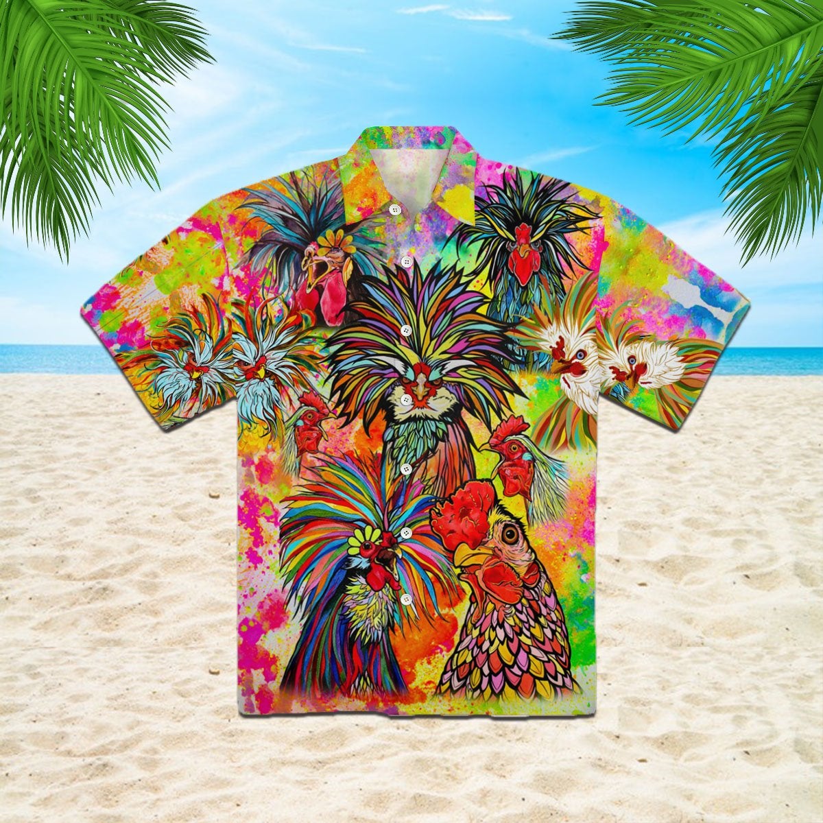 Chicken Love Colorful Hawaii Shirt Lover Hawaii For Men Women Ha16564