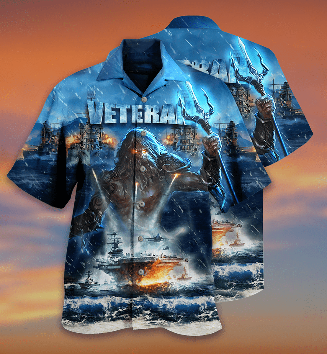 Aquaman Navy Veteran Unisex Hawaiian Shirts #Kv