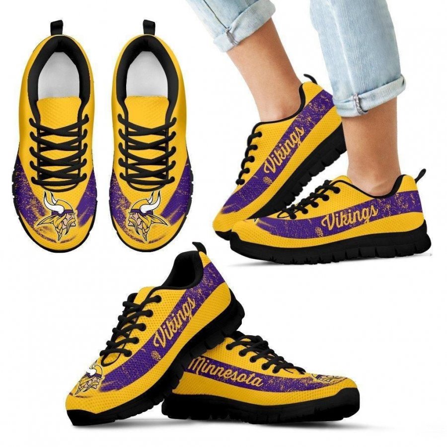 Cool Line Logo Minnesota Vikings Sneakers #720