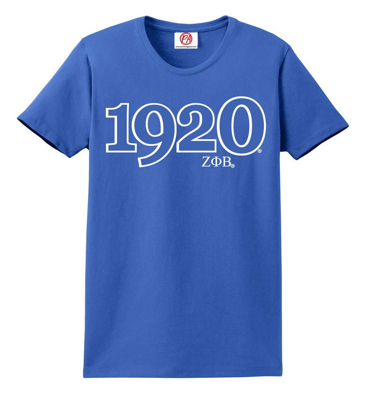 Zeta 1920 Founding Year Embroidered T-Shirt – Zeta Phi Beta