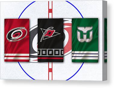 16 Carolina Hurricanes Joe Hamilton Canvas Print