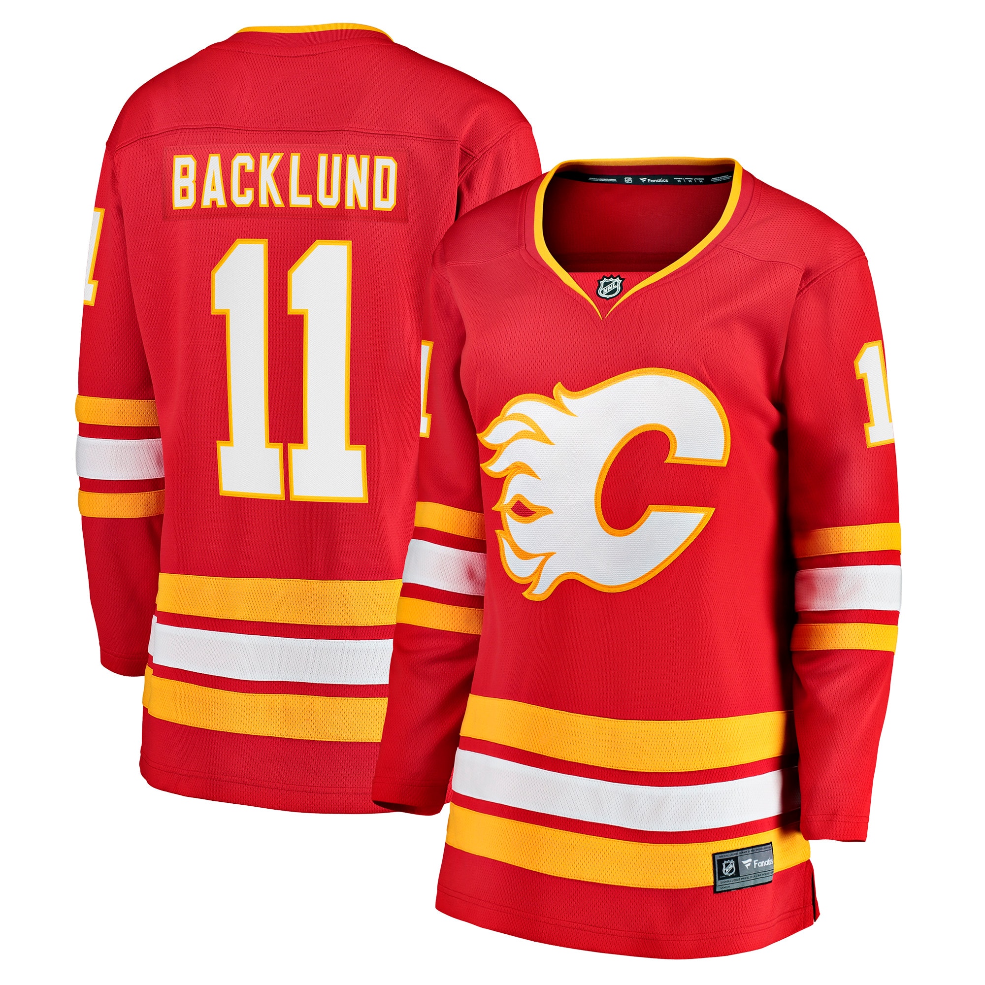 Mikael Backlund Calgary Flames Branded Women's Home Team Breakaway Player Jersey – Red