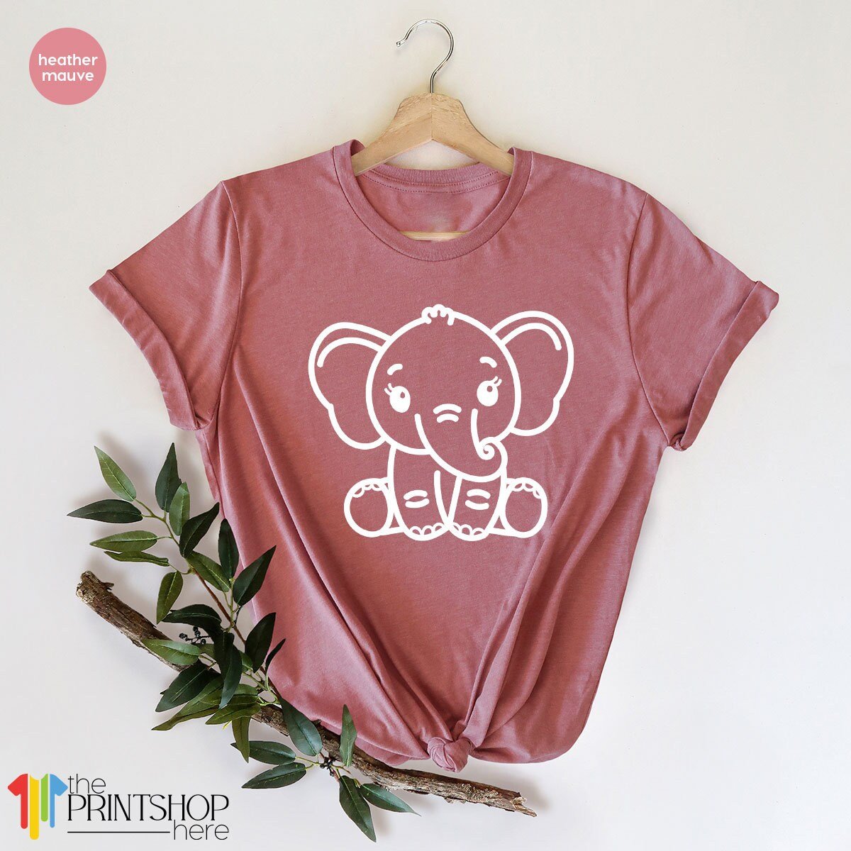 Elephant Shirt, Baby Elephant Tee , Elephant Shirt, Zoo Animal Shirt ...