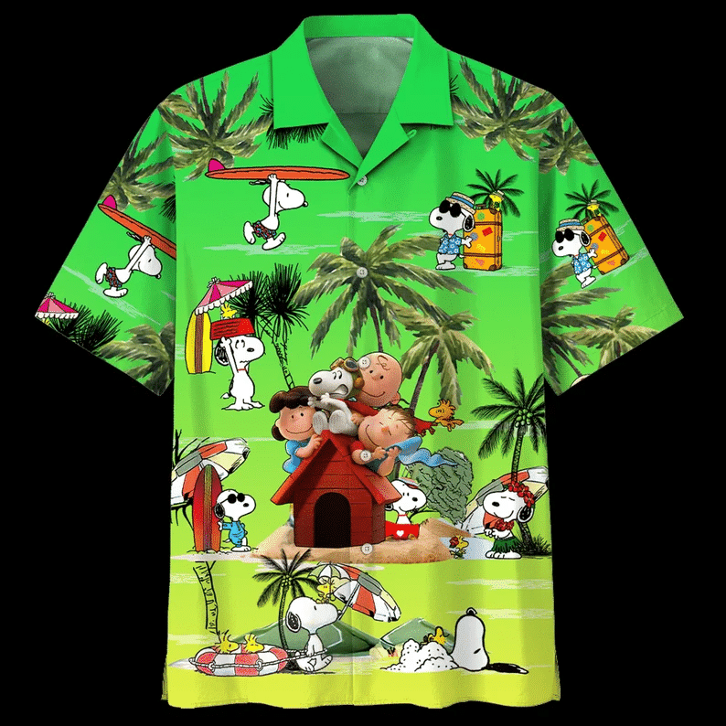 Summer Snoopy Characters All Over Print Hawaii Shirt Ha81266