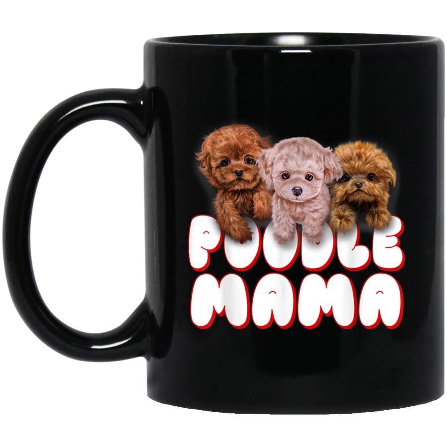 Mug Cute Tea Cup Puppy Toy Poodle Mama Baby Dog