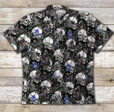 Gettyshirt Stars War Ad Vintage Cotton Mens Hawaii Ha30141