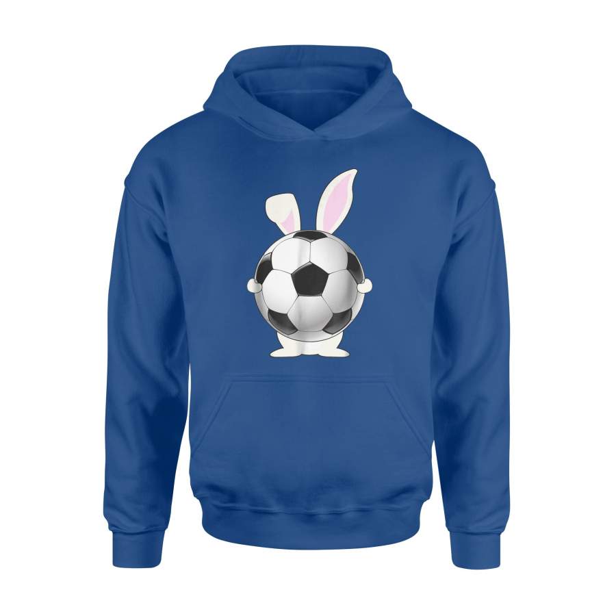 Bunny Easter Soccer Ball Easter Sports Hoodie