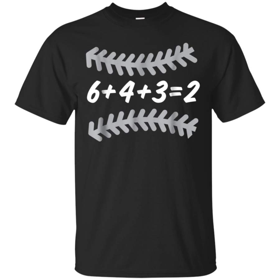 AGR 6432 Baseball Shirt Double Play Equation Stitching (Dark)