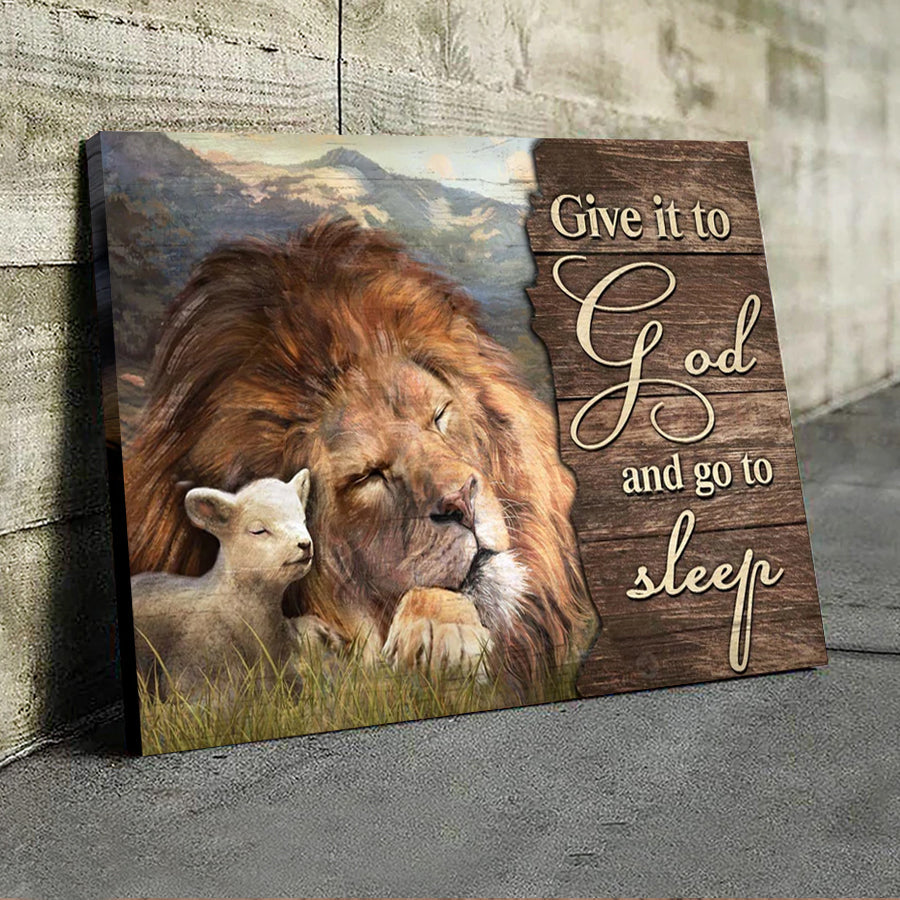 The Lion Of Judah Jesus Poster Canvas Prints, My God’S Not Dead, He’S Surely Alive – Jesus Landscape Canvas Prints Prints, Wall Art