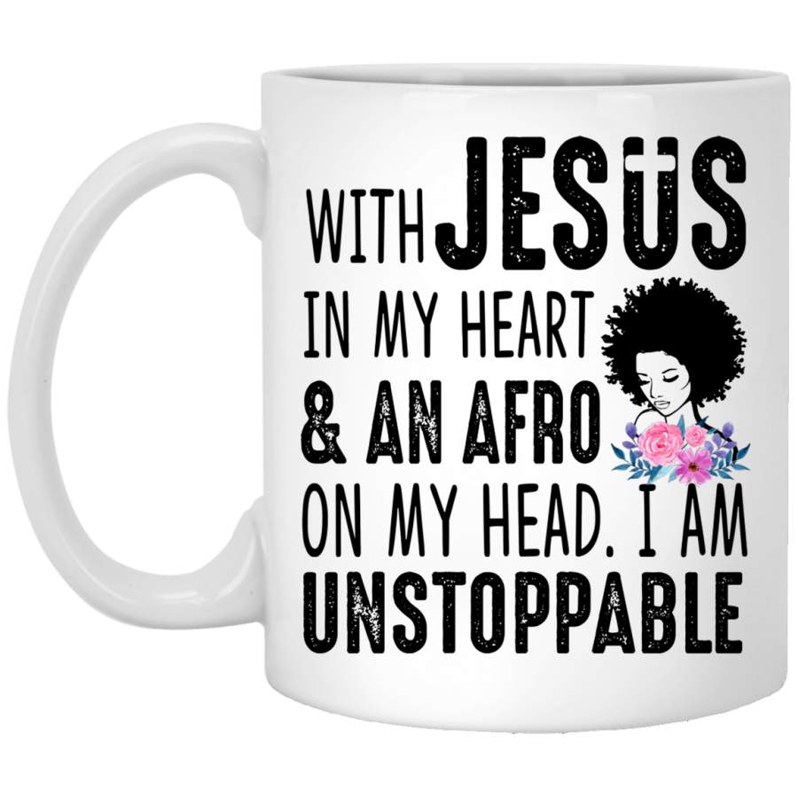 African American Coffee Mug People Strong Hand 11oz – 15oz White Mug