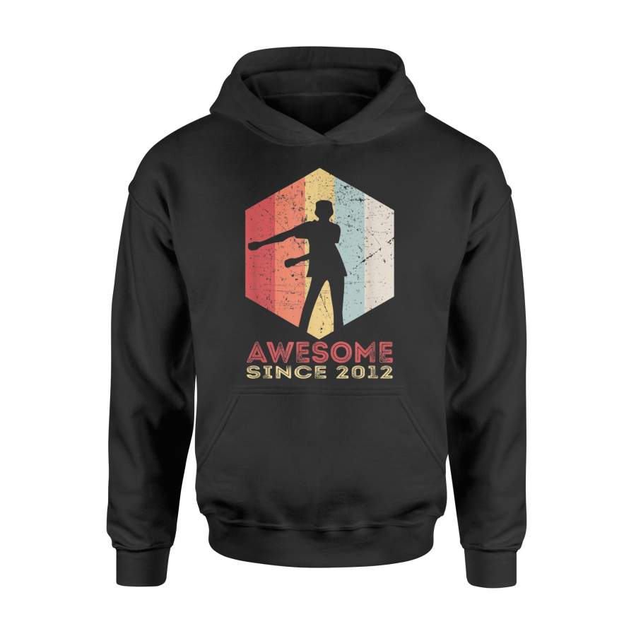 7th Birthday Gift Vintage Floss Dance 7th  Awesome Since 2012 Seven Year Old Birthday – Standard Hoodie