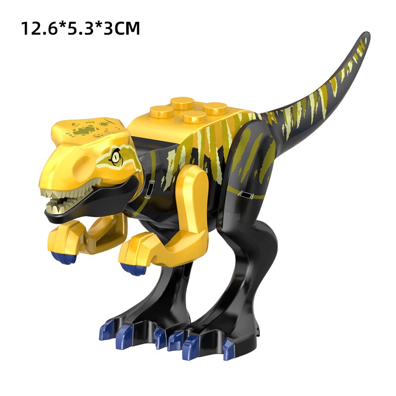 Jurassic Dinosaurs Building Blocks Indominus Rex DIY Tyrannosaurus Action Figure Models Children Toys Animals Christmas Gifts alx