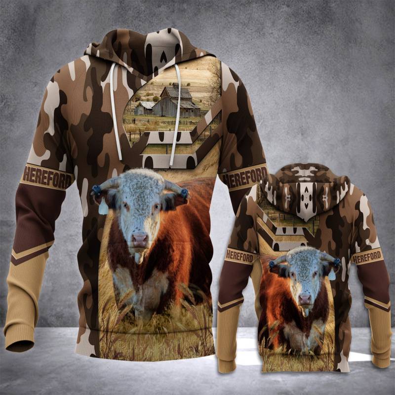 Animal Cale Animal Hereford V565 Hoodie