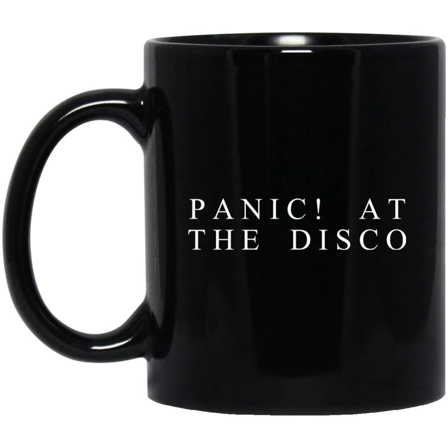 Panic At The Disco Hoodie Classic Band Logo Black Mug