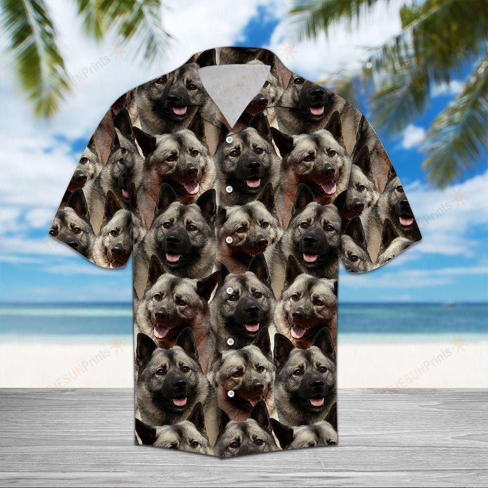 Norwegian Elkhound Awesome Hawaiian Shirt Ha66789