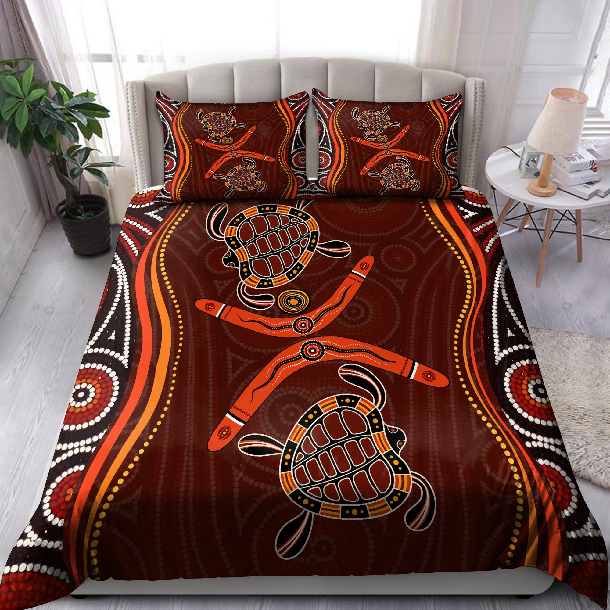 Aboriginal Naidoc Week Heal The Turtle 3D Print Bedding Set