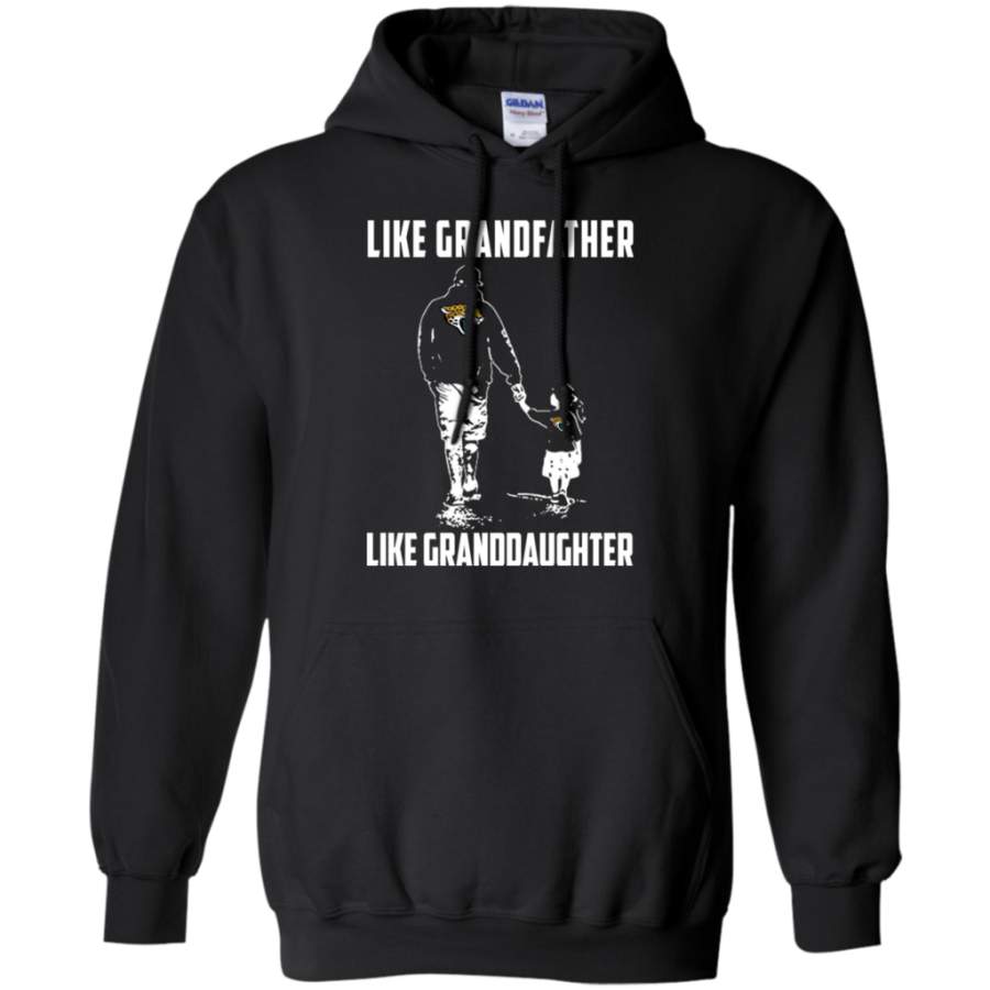 Outstanding Jacksonville Jaguars Like GrandFather Like GrandDaughter t shirt Hoodie