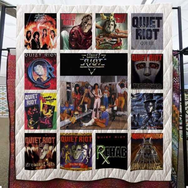 Quiet Riot 3D Quilt Blanket HGM6