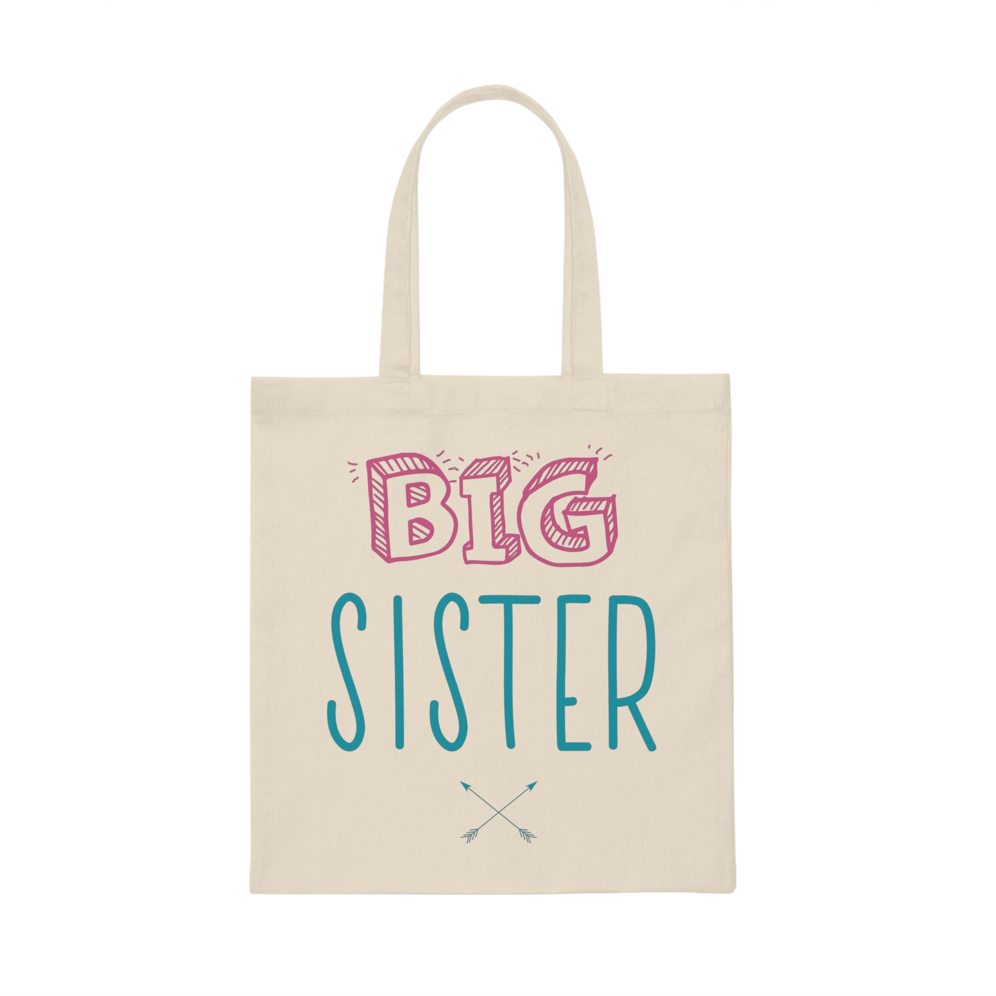 Big Sister Announcement Little Canvas Tote Bag