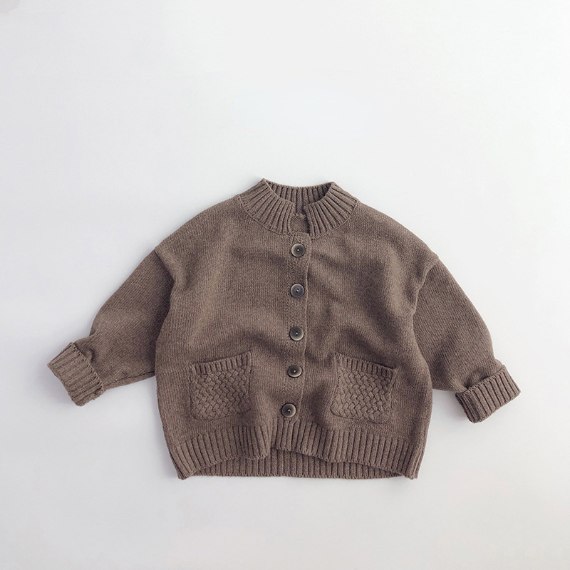 3472C Recommend Children’s Sweater 2022 Autumn Hot Sale Retro Boy’s Sweater Cardigan Girl’s Knitted Wool Cardigan Coat alx