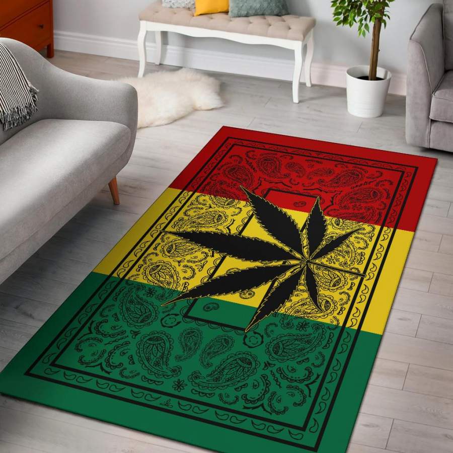 Rasta 420 Bandana Area Rugs