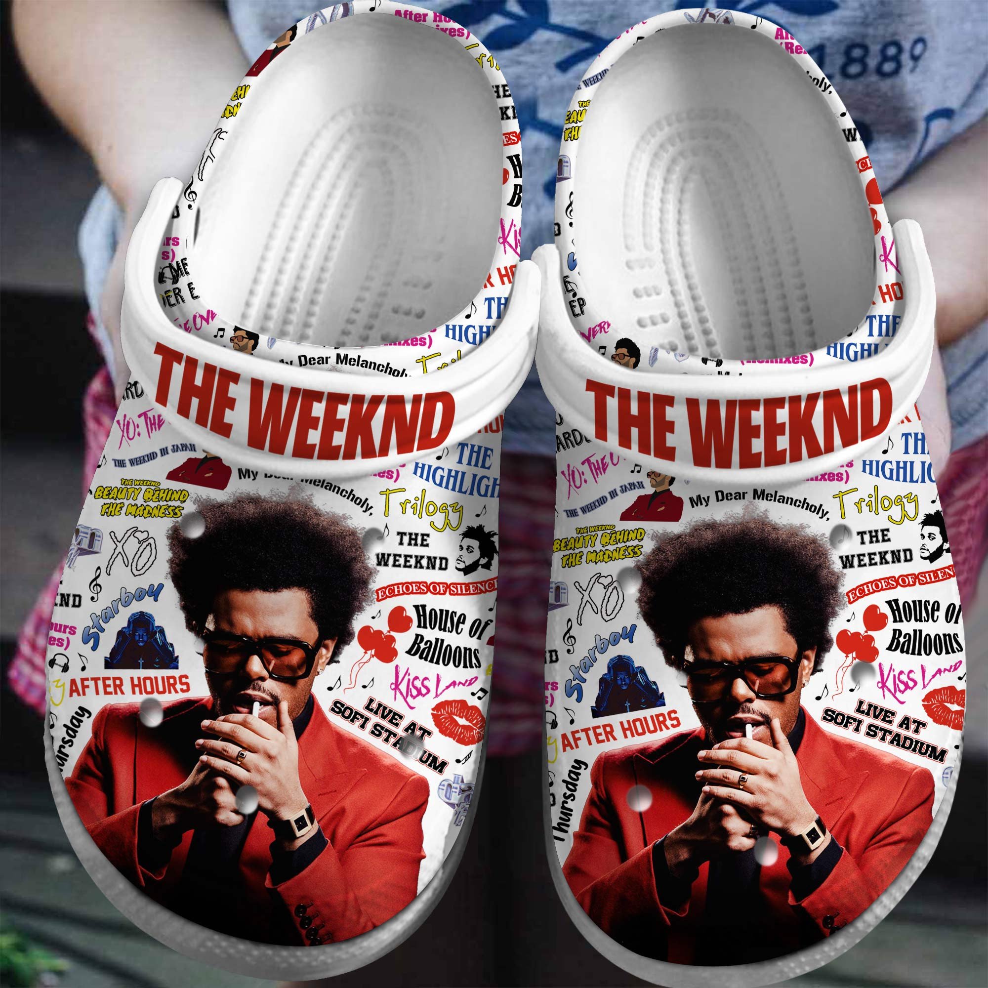 The Weeknd Singer Music Crocss Crocband Clogs Shoes Comfortable For Men Women And Kids Ks