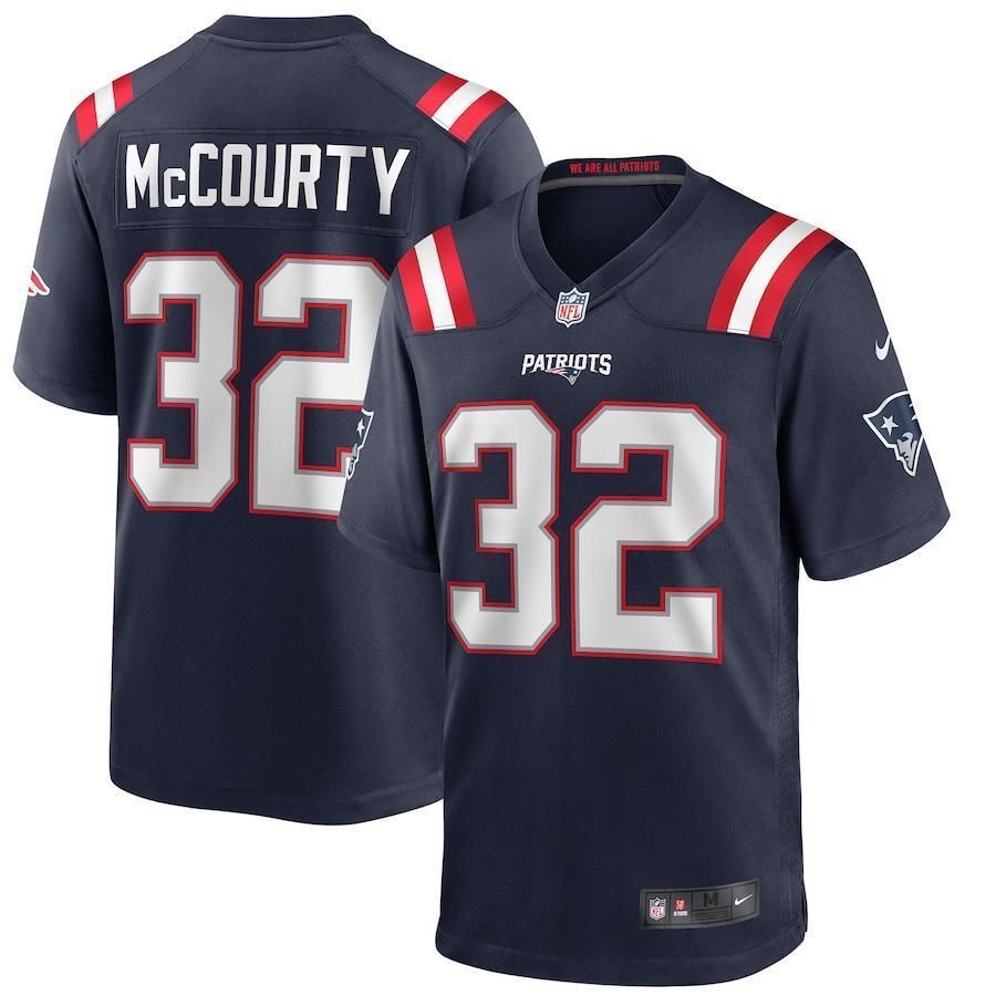 New England Patriots Devin Mccourty Navy Game 3D Jersey