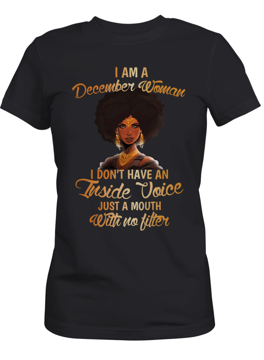 Birthday Shirt For December Woman Shirt For Black Women Birthday Shirt For Black Girl